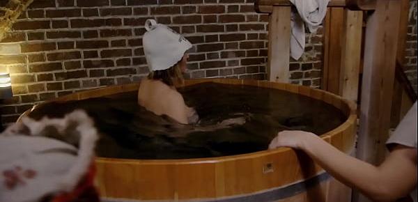  Chelsea Handler - Topless while receiving special spa treatment - (uploaded by celebeclipse.com)